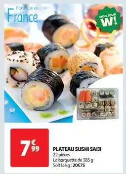 Auchan Plateau Sushi Saiji offre