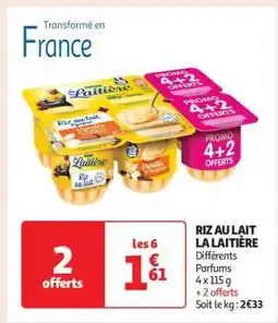 Auchan Riz Au Lait La Laitière offre