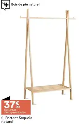 BUT Portant sequoia naturel offre
