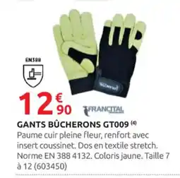 Rural Master Gants bûcherons gt009 offre