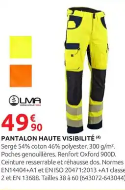 Rural Master LMA Pantalon haute visibilité offre