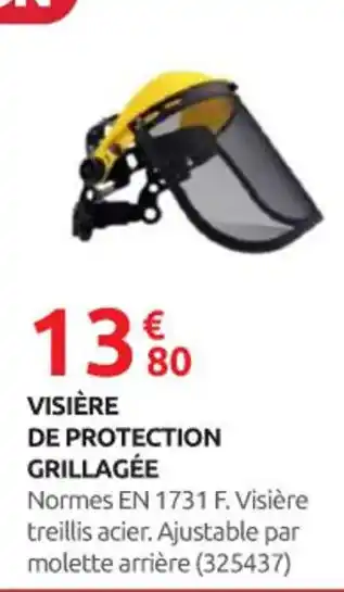 Rural Master Visière de protection grillagée offre