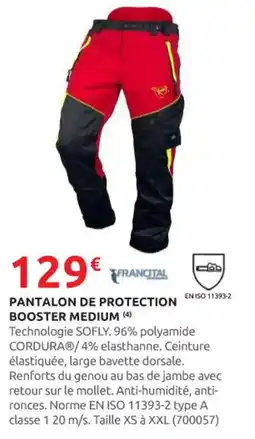 Rural Master FRANCITAL Pantalon de protection booster medium offre