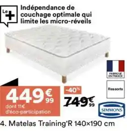 BUT Matelas Training'R offre