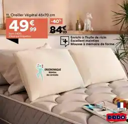 BUT Oreiller végétal offre