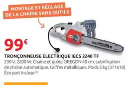 Rural Master STIGA Tronçonneuse électrique iecs 2240 tf offre