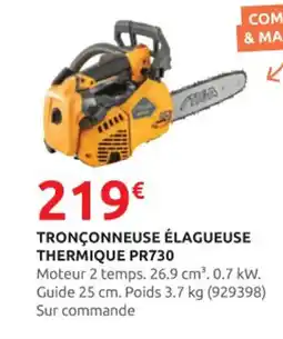 Rural Master STIGA Tronçonneuse élagueuse thermique pr730 offre