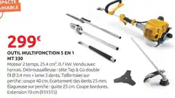 Rural Master Outil multifonction 5 en 1 mt 330 offre