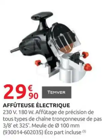Rural Master TEMVER Affûteuse électrique offre