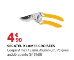 Rural Master INCCO Sécateur lames croisées offre