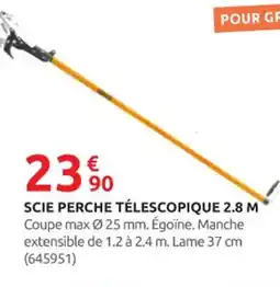 Rural Master INCCO Scie perche télescopique 2.8 m offre