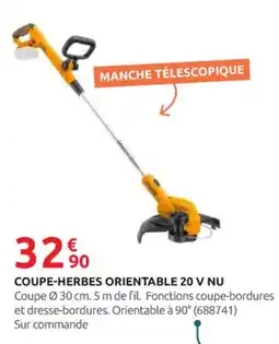 Rural Master INCCO Coupe-herbes orientable 20 v offre