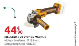 Rural Master INCCO Meuleuse 20 v ø 125 mm nue offre