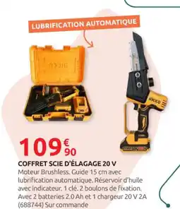 Rural Master INCCO Coffret scie d'élagage 20 v offre