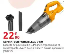 Rural Master INCCO Aspirateur portable 20 v nu offre