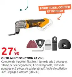 Rural Master INCCO Outil multifonction 20 v nu offre