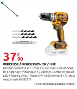 Rural Master INCCO Perceuse à percussion 20 v nue offre