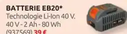 Rural Master Batterie eb20 offre