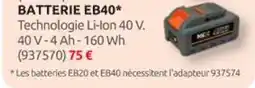 Rural Master Batterie eb20 offre