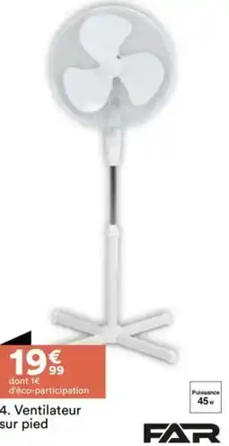 BUT Ventilateur sur pied far sfp45- 23 g offre