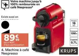 BUT Machine à café nespresso offre