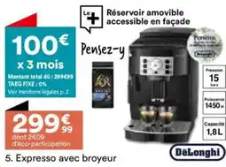 BUT Expresso avec broyeur offre