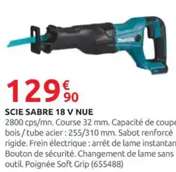 Rural Master Scie sabre 18 v nue offre