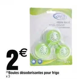 Cora x Carrefour Boules désodorisantes pour frigo offre