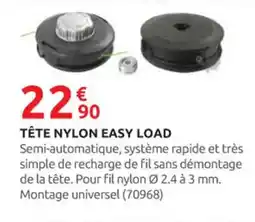 Rural Master Tête nylon easy load offre