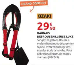 Rural Master OZAKI Harnais débroussailleuse luxe offre