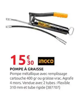 Rural Master INCCO Pompe à graisse offre