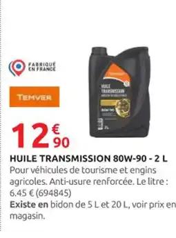 Rural Master TEMVER Huile transmission 80w-90 - offre