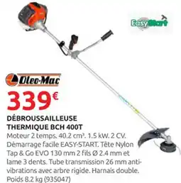 Rural Master Débroussailleuse thermique bch 400t offre
