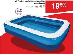 Cora x Carrefour Piscine gonflable rectangulaire carrefour offre