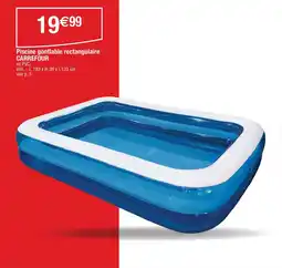 Cora x Carrefour Piscine gonflable rectangulaire carrefour offre