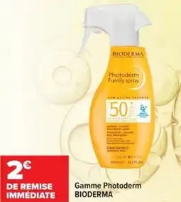 Cora x Carrefour Gamme photoderm bioderma offre