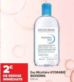 Cora x Carrefour Eau micellaire hydrabio bioderma offre