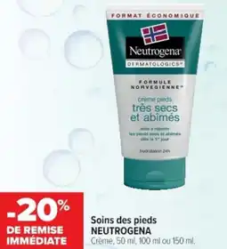 Cora x Carrefour Soins des pieds neutrogena offre