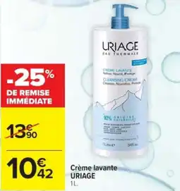 Cora x Carrefour Crème lavante uriage offre