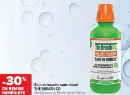 Cora x Carrefour Bain de bouche sans alcool the breath co offre