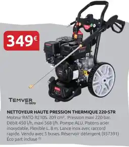 Rural Master TEMVER Nettoyeur haute pression thermique 220-57r offre