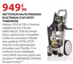 Rural Master Nettoyeur haute pression électrique x10/140tst turbobuse offre