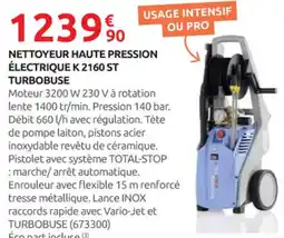 Rural Master Nettoyeur haute pression électrique k 2160 st turbobuse offre