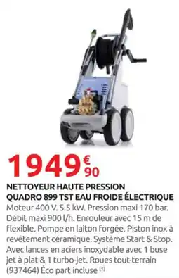 Rural Master Nettoyeur haute pression quadro 899 tst eau froide électrique offre