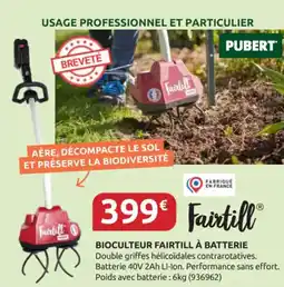Rural Master FAIRTILL Bioculteur fairtill à batterie offre