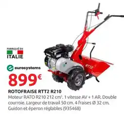Rural Master Rotofraise rtt2 r210 offre