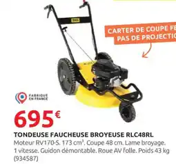 Rural Master Tondeuse faucheuse broyeuse rlc48rl offre