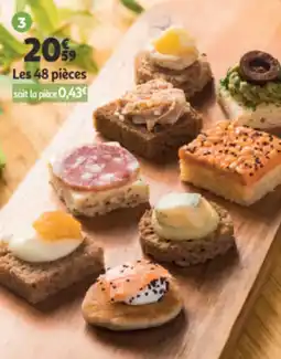 Auchan 48 canapés régions de france offre