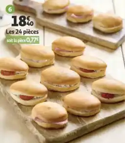Auchan 24 navettes garnies gourmandes offre