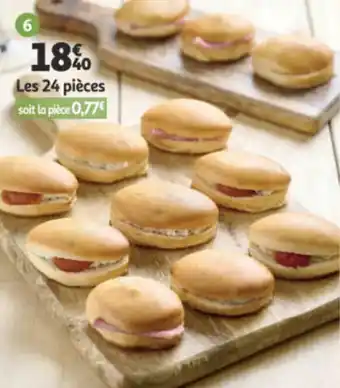 24 navettes garnies gourmandes